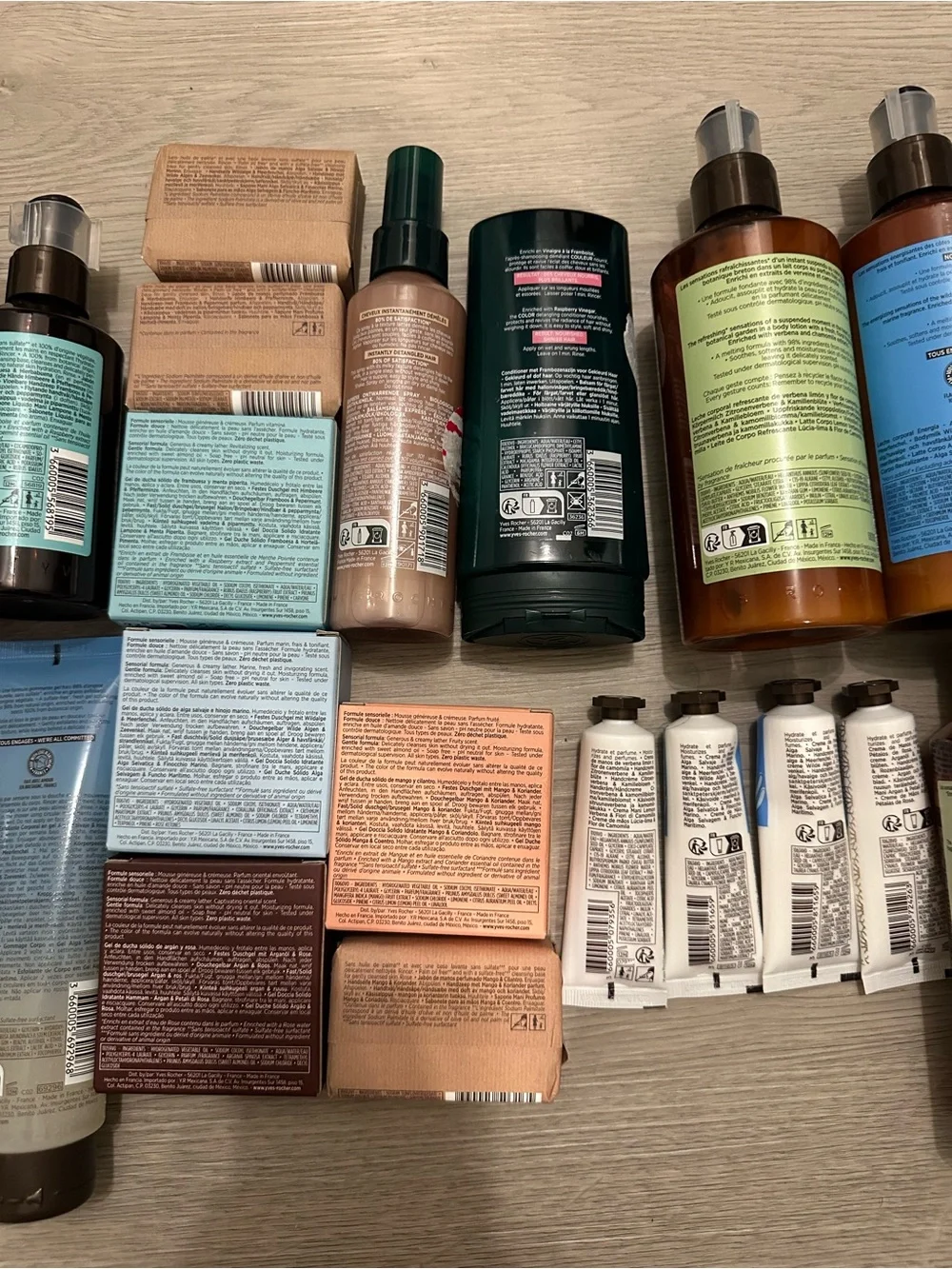 NEW Yves Rocher 24-Pc Bath Body Hair Care Mega Bundle | Shower Gel Lotion